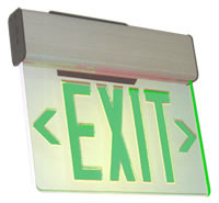 LED Edge Lit Exit Sign