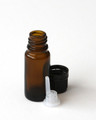 Amber Glass 10 ml w/Dropper Insert and Cap