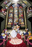 Tenyo Japan Jigsaw Puzzle D-1000-252 Disney Mickey Mouse Wedding (1000 Pieces)