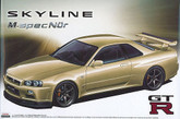 Aoshima 01592 Nissan Skyline GT-R M-spec Nur. (BNR34) 1/24 scale kit