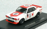 Ebbro 43241 Nissan Skyline GT-R KPGC10 Racing No.6 (White / Red) 1/43 scale