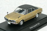 Ebbro 43512 Honda 1300 Coupe 9S 1970 Gold/Black 1/43 scale