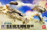 Bandai 577320 GUNDAM MS-06 ZAKU GROUND WAR SET 1/144 Scale Kit