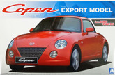 Aoshima 08010 Daihatsu Copen Export Model (inc. LHD parts) 1/24 scale kit