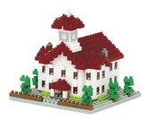 Kawada NBH-044 nanoblock Sapporo Clock Tower Japan
