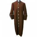 Men's Clergy Robes in Brown & Creme Cassocks for Men