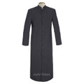 Men's Solid Black Clergy Robe Cassock