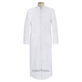 Men's Solid White Clergy Robes Cassock