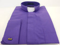 105. Men's Long-Sleeve Tab-Collar Clergy Shirt - Purple