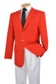 Men's Red 3-Button Blazer