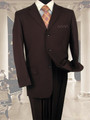 Men's Italian-Style Single-Breasted Suit - Brown *BOGO FREE Sale*