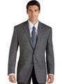 Men's Gray Plaid Lauren by Ralph Lauren Sport Coat - Silk & Wool