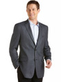 Men's Blue Plaid Joseph Abboud Sport Coat - Silk & Wool