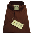 173. Men's Short-Sleeve Tab-Collar Clergy Shirt - Brown