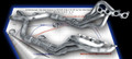 2011+ Mustang 5.0 American Racing Header 1-7/8" x 3" with Non-Catted X-Pipe