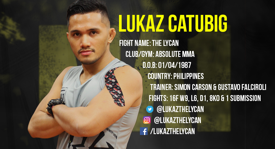 Lukaz Catubig | The Lycan | MMA | Absolute MMA | MA1 | Athlete 