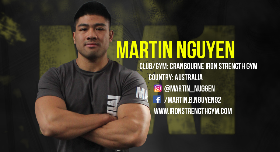 Martin Nguyen | Powerlifter | Cranbourne Iron Strength Gym | MA1 | Athlete