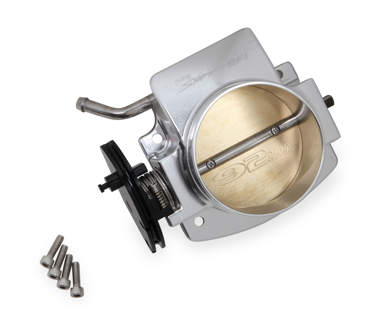 sniper efi throttle body 92mm throttle body ls engine, silver