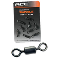 Ace Rig Swivels x 20 (Matt Black)