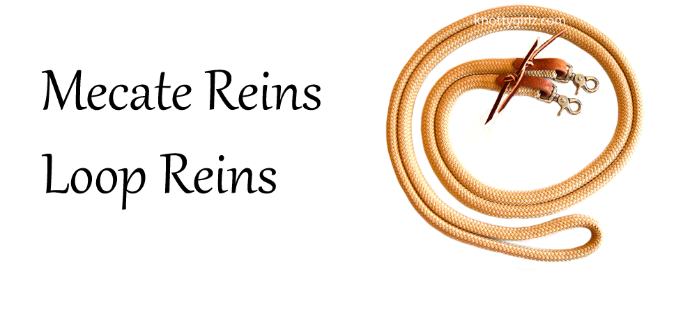 horse mecate reins and loop reins