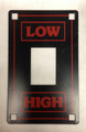 Low-High Shifter Plate