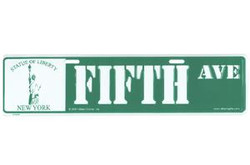 Fifth Ave. Street Sign