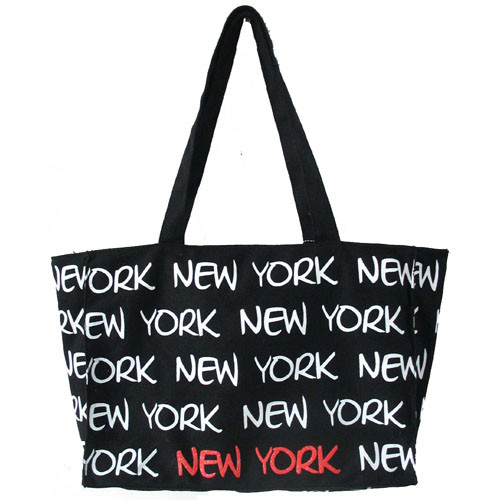 Robin Ruth Ny Black White Red Tote Bag