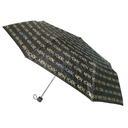 New York Black/Gold Umbrella