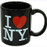 I Love NY Black 11oz. Mug
