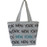 Robin-Ruth NY White/Brown Small Tote Bag