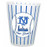 NY Baseball Pinstripe Frosted Shotglass