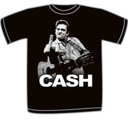 Johnny Cash Black Adult T-Shirt
