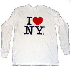 I Love NY Long Sleeve T-Shirt in White