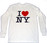 I Love NY Long Sleeve T-Shirt in White