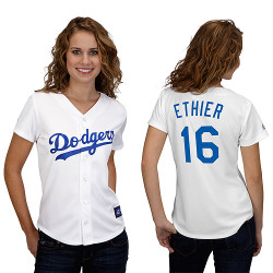 Andre Ethier  La Dodgers Ladies Replica Jersey
