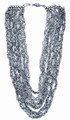 We carry this nickel bracelet in size 18 in. Its width is 6 ¼ in. Custom sizes are available with 8-week delivery. For help with sizing, please contact us by phone: Shop hours are 10:00 - 6:00 daily, Central Time, from May through December, and 10:30 - 5:00 January through April.