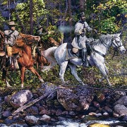 Asby at Toms Brook John Paul Strain Skirmish at Toms Brook Civil War art