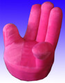 Pink hand chair