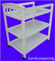 White wooden change table