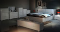 gloss queen storage bed