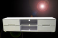 white cheap TV unit