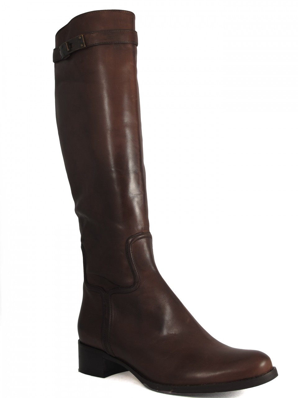 Women's Italian Leather Knee high Flat Boots 670218