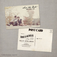 wedding postcards save the date
