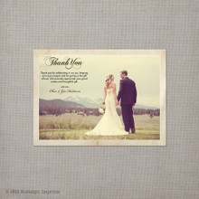 Wedding Thank You Magnets Personalized Magnet Gia 4x5 5 Vintage Photo Thank You Magnet