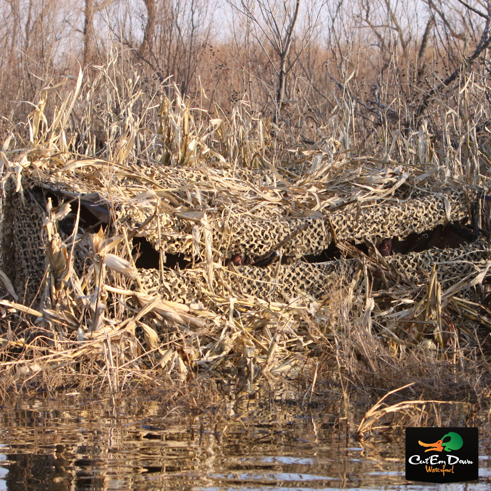 BANDED AXE BOAT SHORE COMBO FIELD HUNTING BLIND REGULAR CAMO SKIN NET