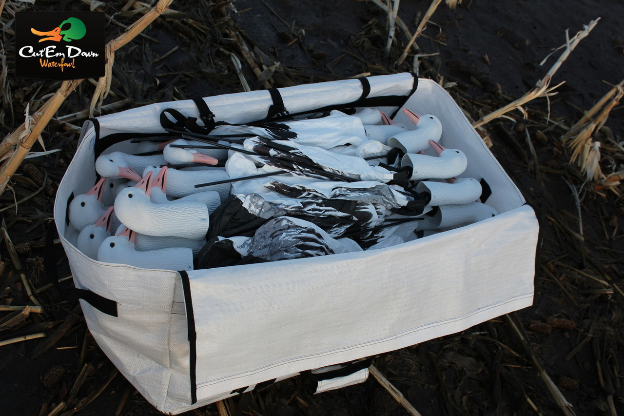 NEW WHITE ROCK DECOY COMPANY XXL SNOW GOOSE WIND SOCK DECOY STORAGE BAG