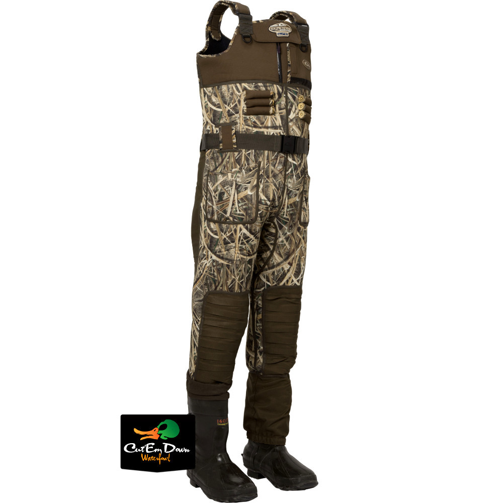 DRAKE WATERFOWL MST EQWADER 2.0 CHEST WADERS INSULATED BOOTS BLADES