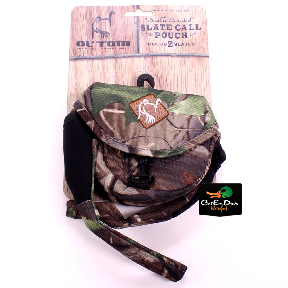 Drake Waterfowl OL Tom Turkey Double Bearded Slate Call Pouch Cover HDW