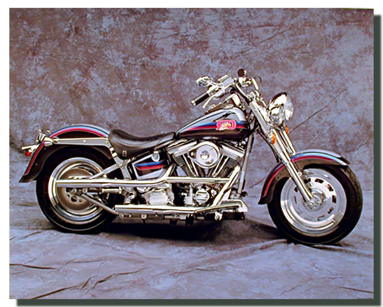 Vintage Harley Davidson Motorcycle Poster | Motorcycle Posters