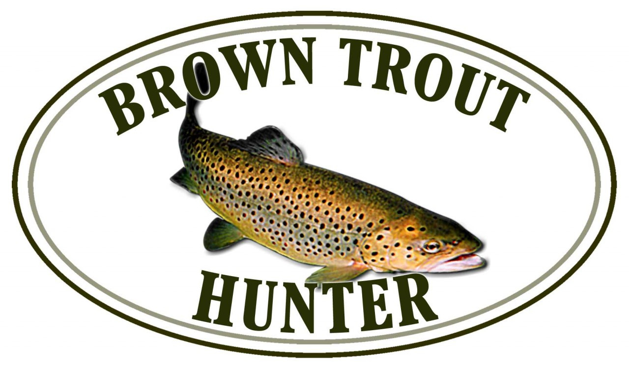 Brown Trout Hunter Fish Sticker